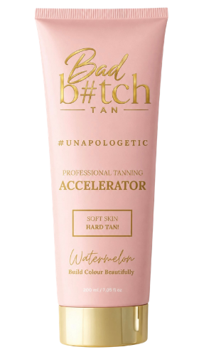 Floating Bad B#tch Tan Watermelon accelerator bottle